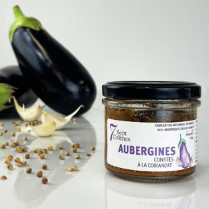 tartinade aubergine confites à la coriandre