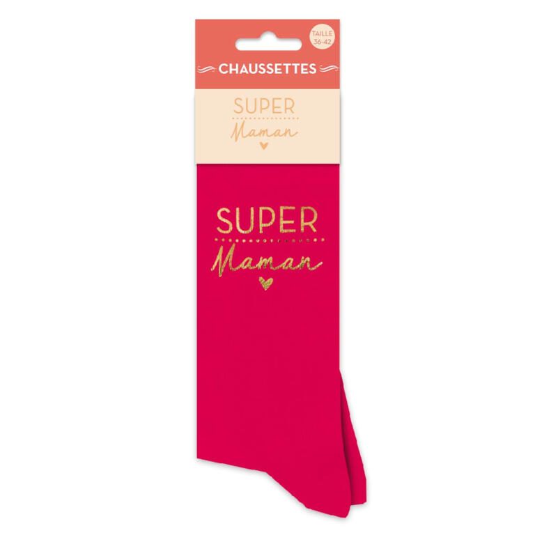 Super Maman chaussettes